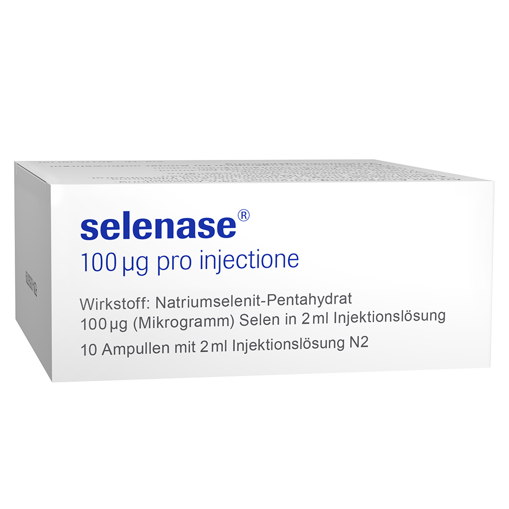 SELENASE 100 µg pro injectione Ampullen 10X2 ml Injektionslösung