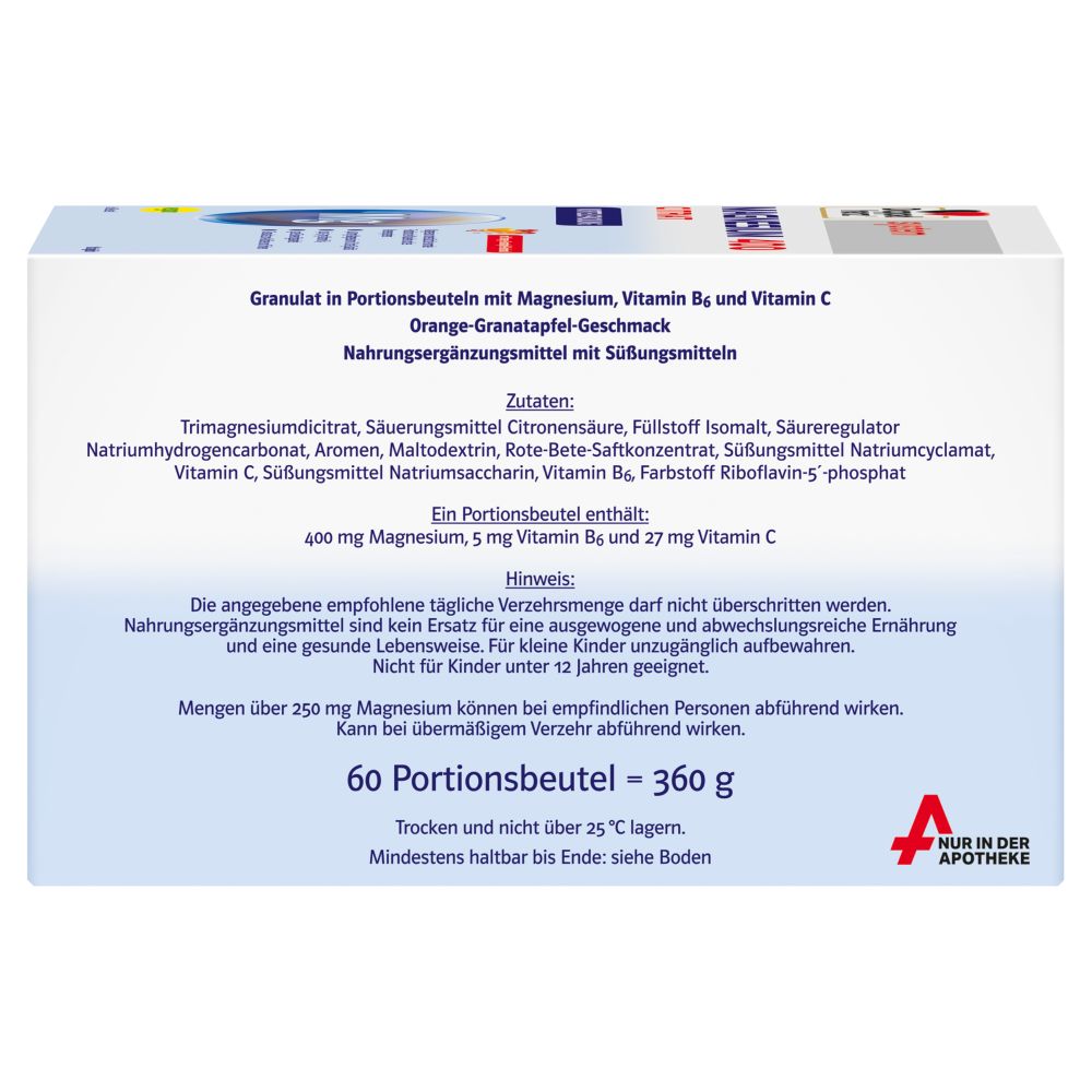 Doppelherz system MAGNESIUM CITRAT 400 60 St Granulat