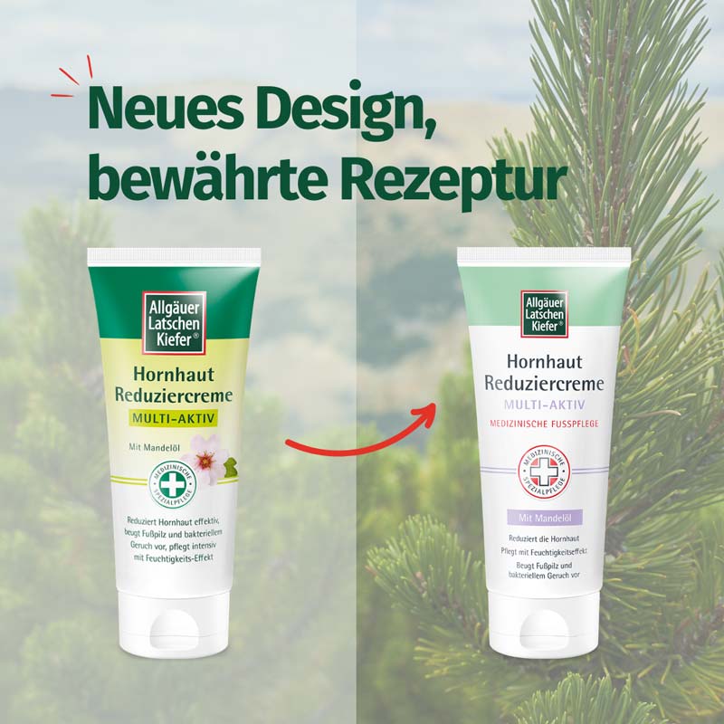 Allgäuer Latschen Kiefer Hornhaut Reduziercreme MULTI-AKTIV 100 ml Creme
