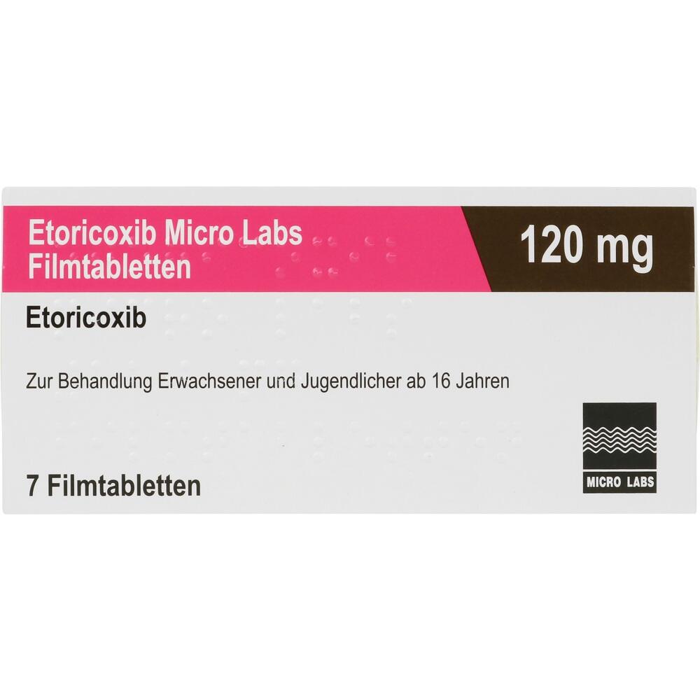 Etoricoxib Micro Labs 120mg 7 St Filmtabletten