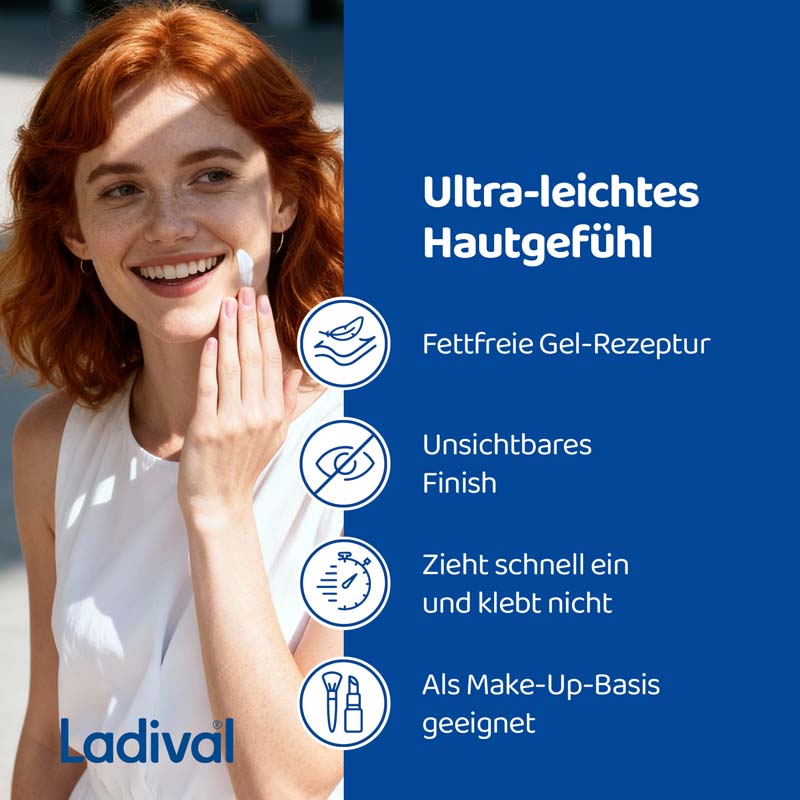 Ladival Allergische Haut Sonnenschutz-Gel Gesicht LSF 30 50 ml Gel