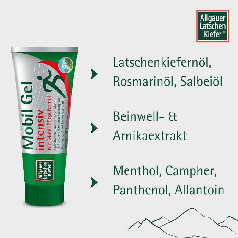 Allgäuer Latschen Kiefer Mobil Gel intensiv  100 ml Gel