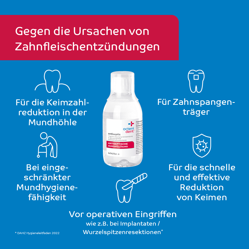 octenident antiseptic ANTISEPTISCHE MUNDSPÜLLÖSUNG 250 ml Lösung