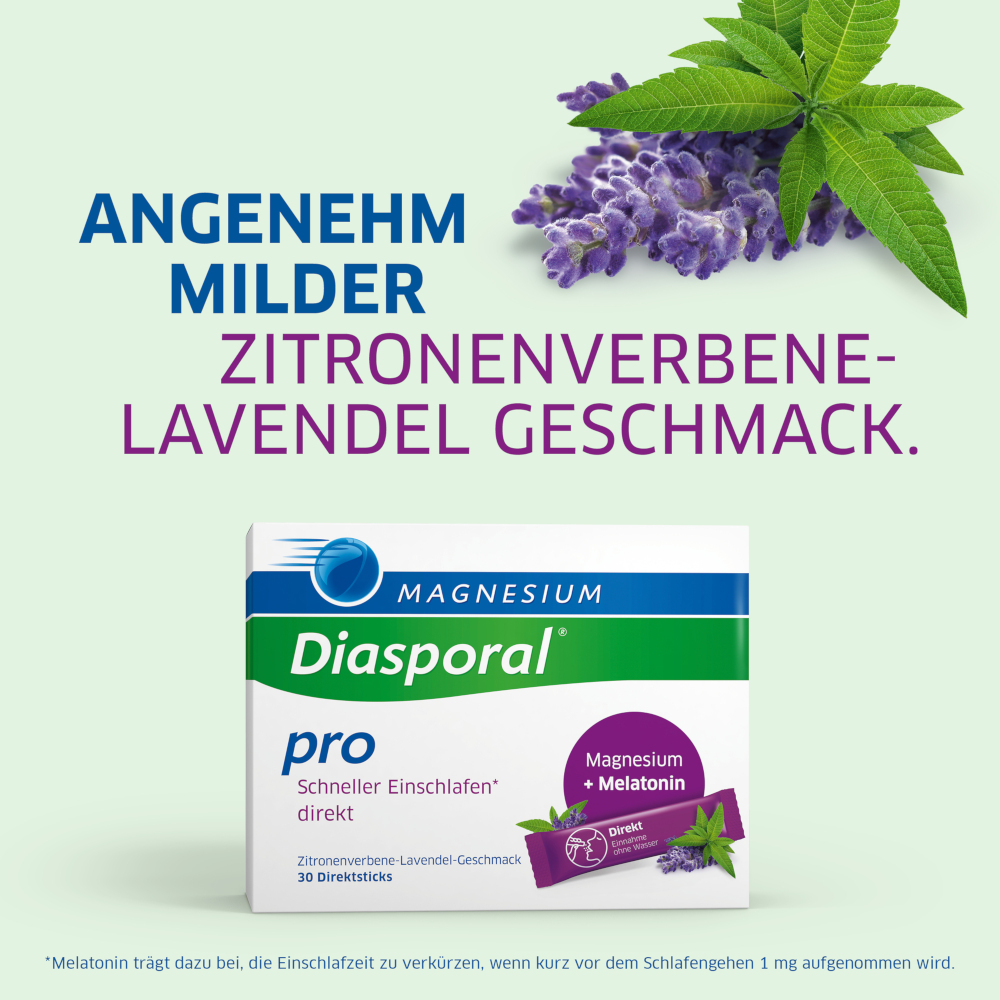 Magnesium Diasporal pro schneller Einschlafen 30 St Granulat