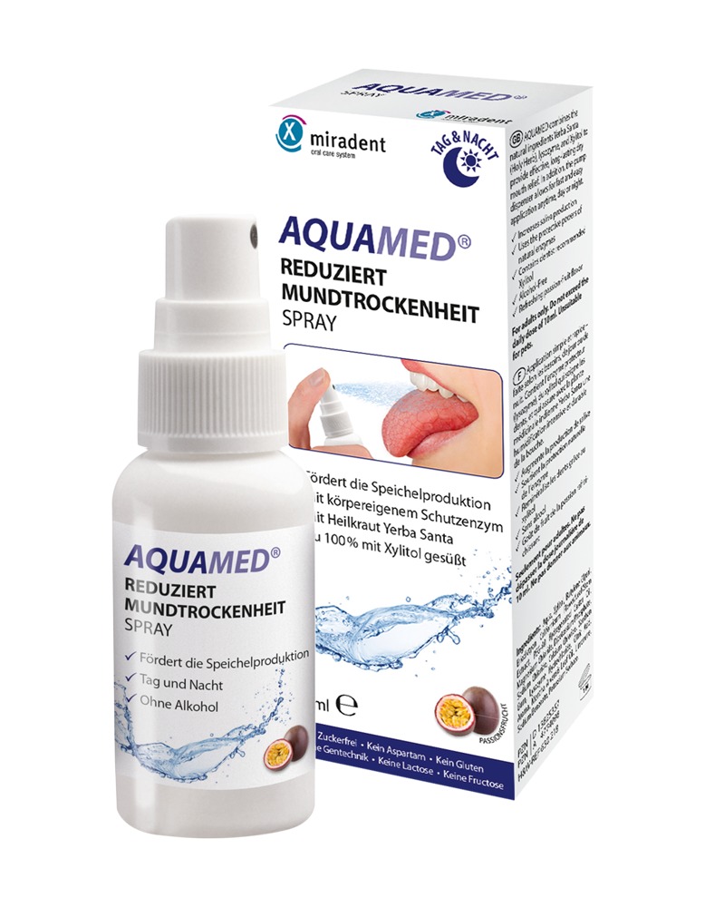 MIRADENT Aquamed Mundtrockenheit Spray 30 ml Spray