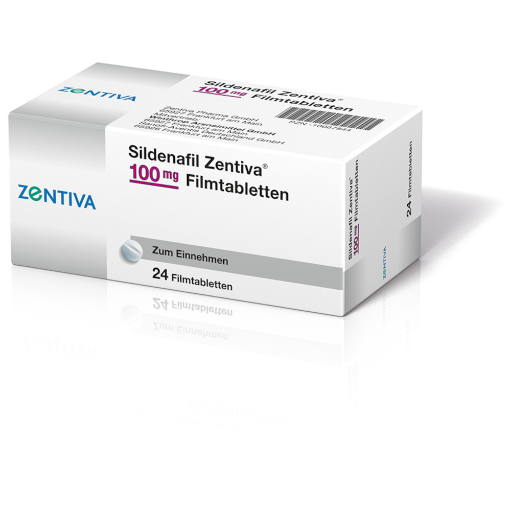 Sildenafil Zentiva 100mg 24 St Filmtabletten