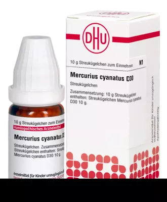 MERCURIUS CYANATUS D 30 Globuli 10 g Globuli