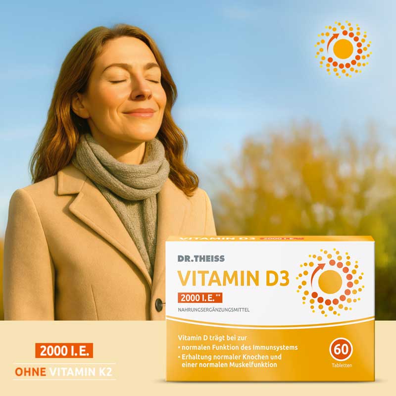 DR. THEISS VITAMIN D3 2000 I.E. 60 St Tabletten