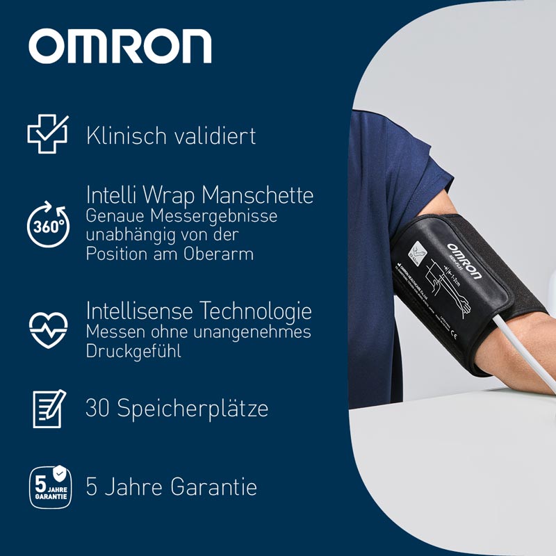 OMRON M2 Comfort Oberarm-Blutdruckmessgerät 1 St
