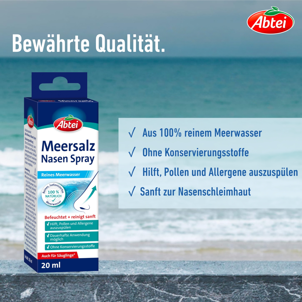 Abtei Meersalz Nasen Spray 20 ml Nasenspray