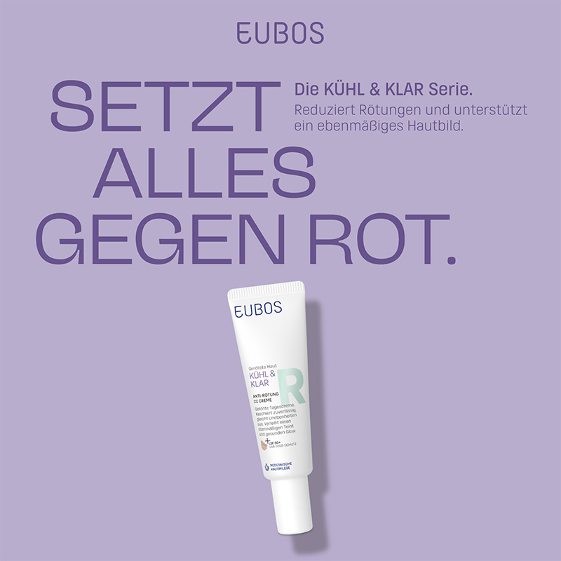 EUBOS KÜHL & KLAR Anti-Rötung CC Creme LSF50 30 ml Creme