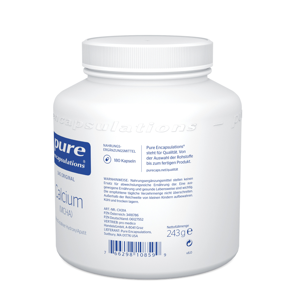 pure encapsulations Calcium MCHA 180 St Kapseln