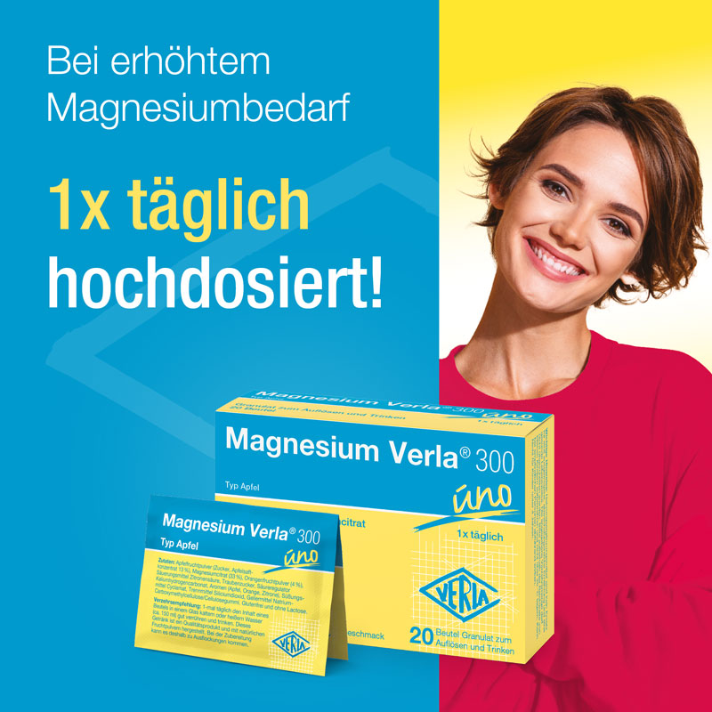 Magnesium Verla 300 uno Typ Apfel 20 St Granulat