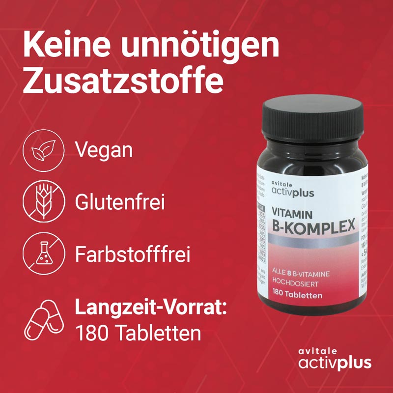 avitale activplus VITAMIN B-KOMPLEX 180 St Tabletten