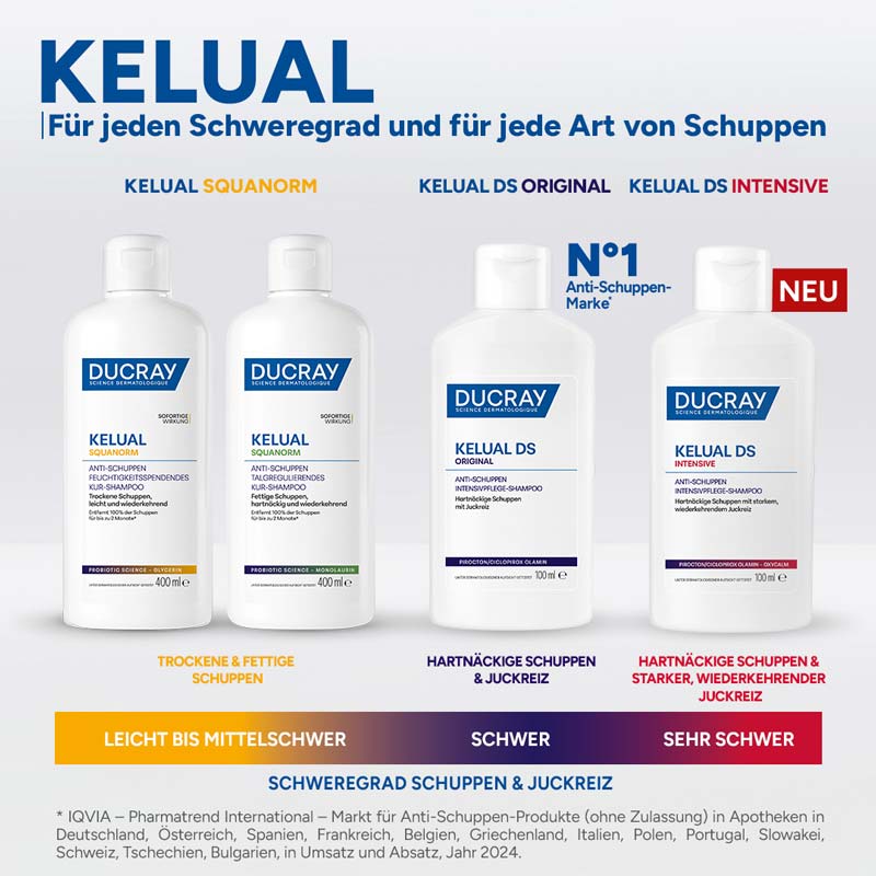 DUCRAY KELUAL SQUANORM ANTI-SCHUPPEN TALGREGULIERENDES KUR-SHAMPOO 400 ml Shampoo