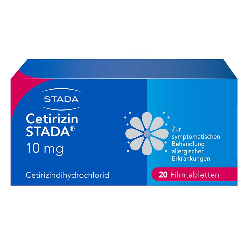 Cetirizin STADA 10mg 20 St Filmtabletten