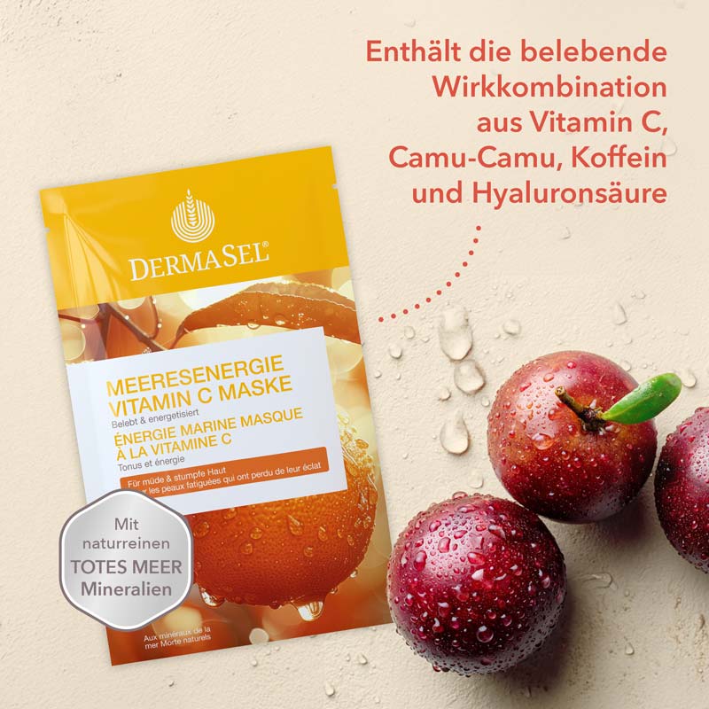 DERMASEL MEERESENERGIE VITAMIN C MASKE 12 ml Creme