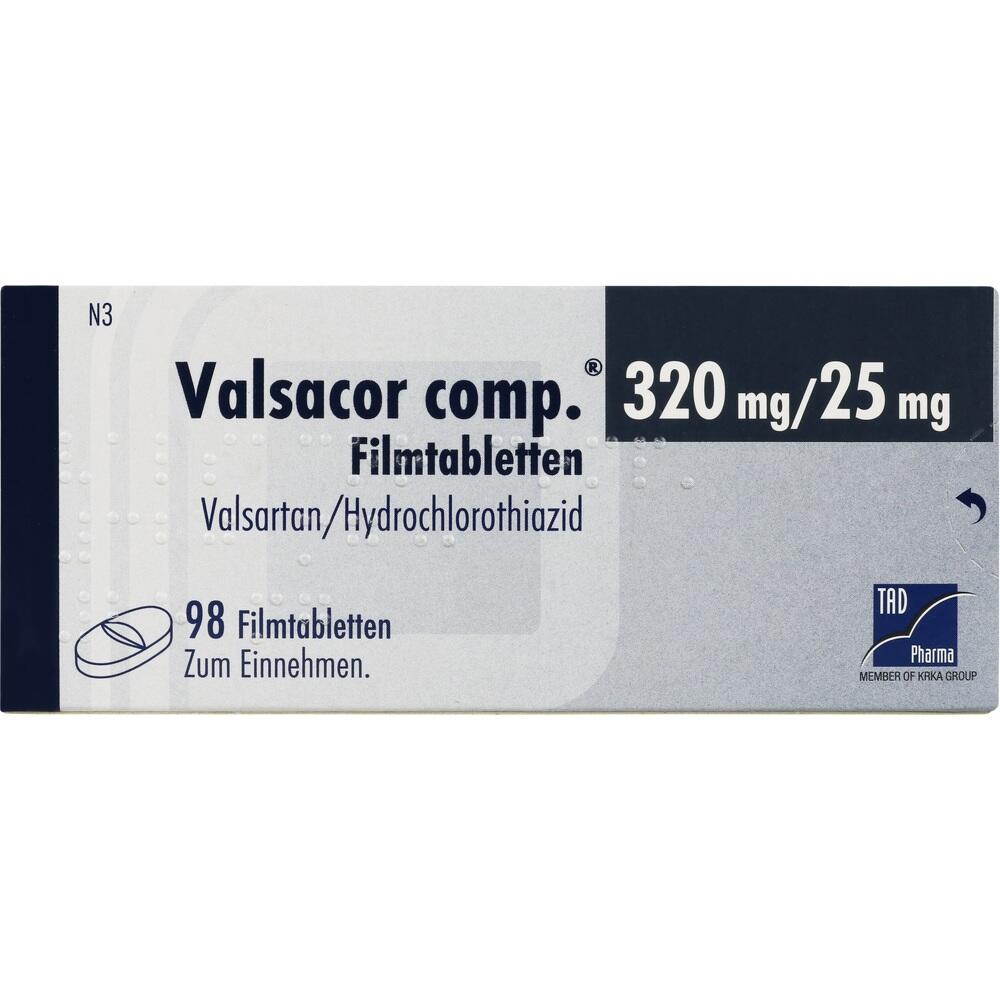 Valsacor comp 320mg/25mg 98 St Filmtabletten