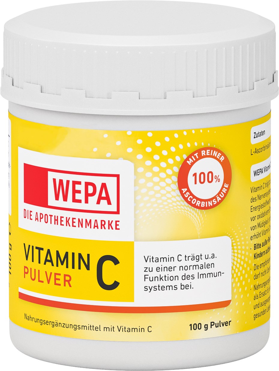 WEPA VITAMIN C PULVER 100 g Pulver