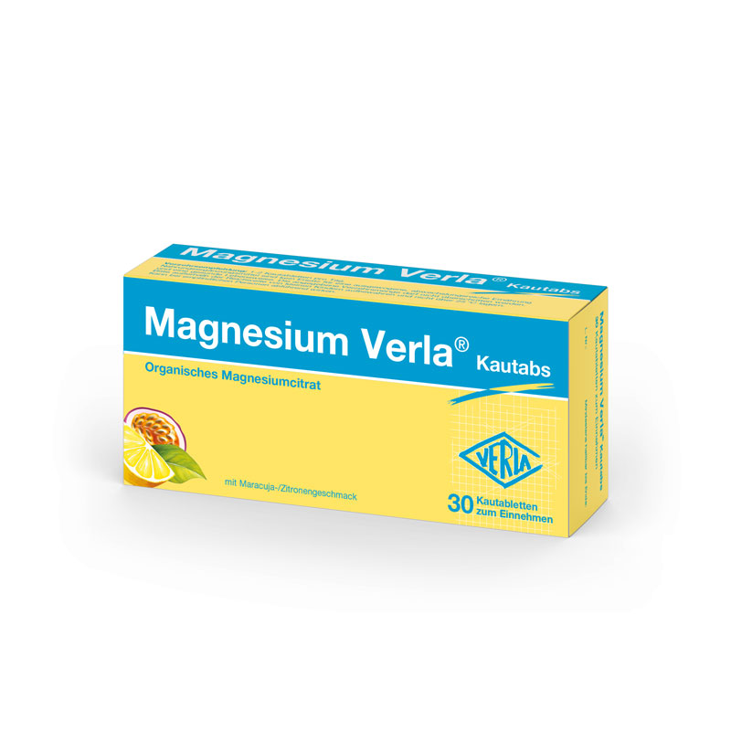 MAGNESIUM VERLA Kautabs 30 St Kautabletten