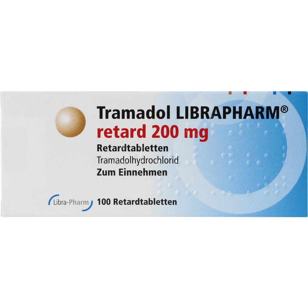 Tramadol LIBRAPHARM retard 200mg 100 St Retard-Tabletten