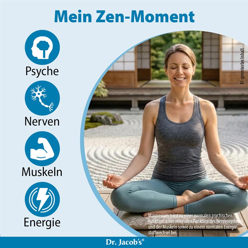 Dr. Jacobs Magnesium Zen + GABA 90 St Kapseln