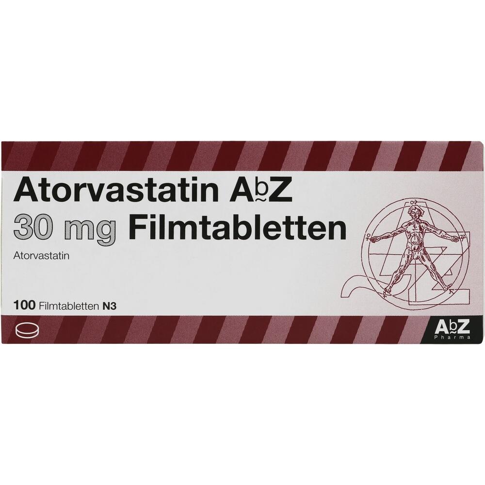 Atorvastatin AbZ 30mg 100 St Filmtabletten