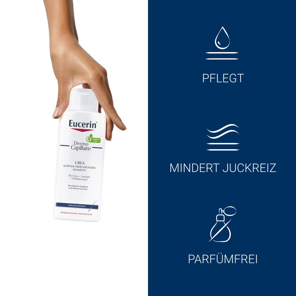 Eucerin Dermo Capillaire UREA  2X250 ml Shampoo