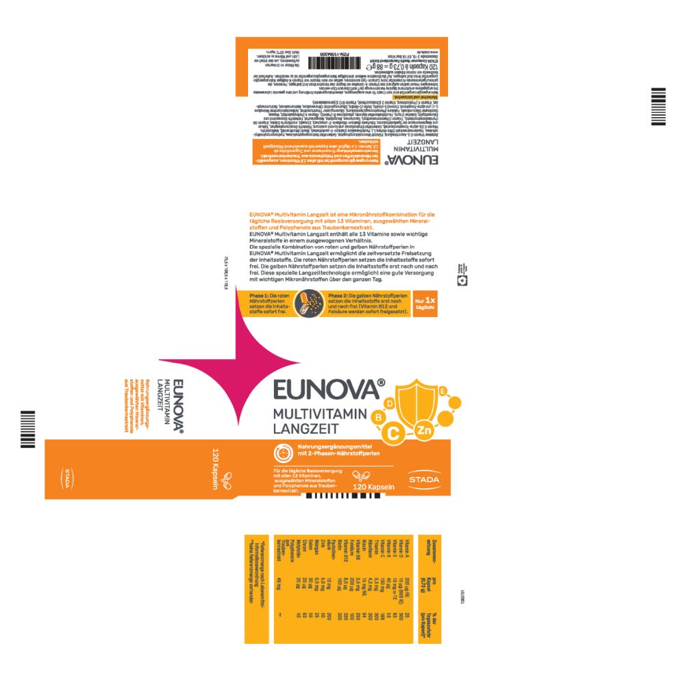 EUNOVA  MULTIVITAMIN LANGZEIT  120 St Kapseln