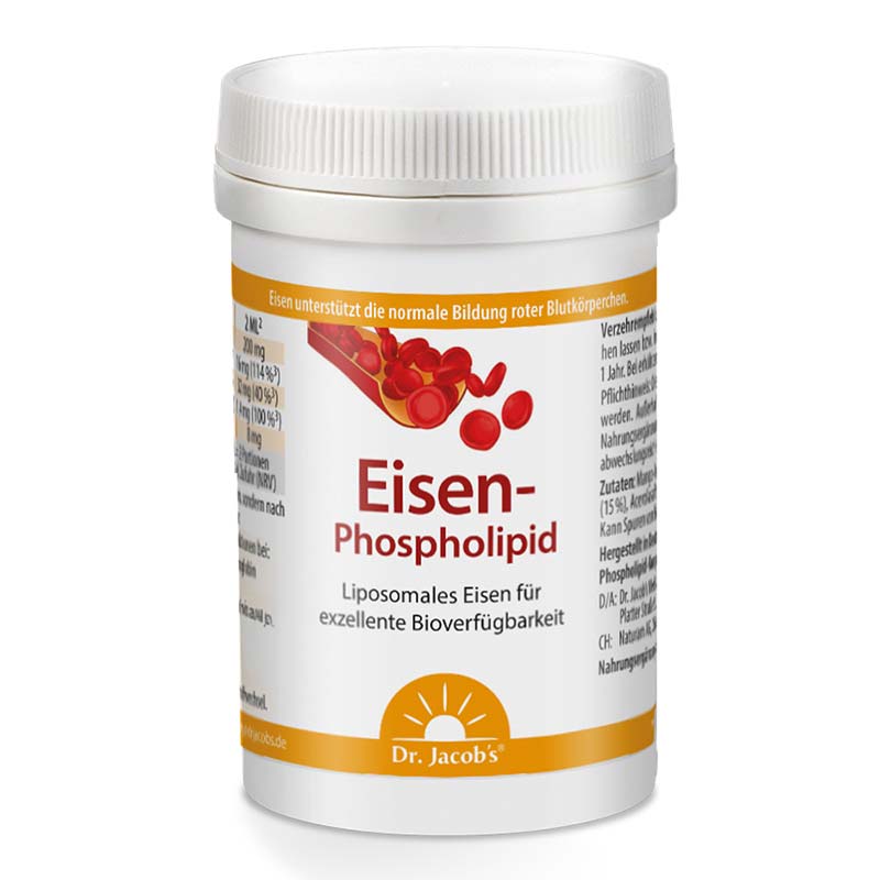 Dr. Jacob's Eisen-Phospholipid Mango Pulver liposomal vegan