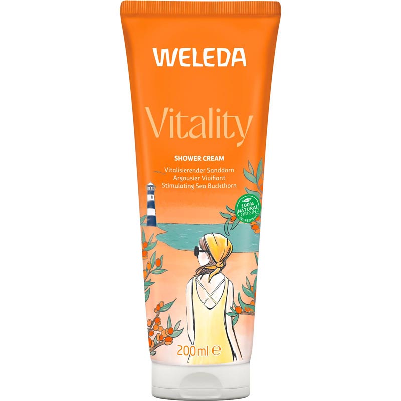 Weleda Vitality Shower Cream Sanddorn 200 ml Duschgel