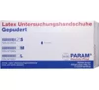 HANDSCHUHE Einmal Latex gepudert S 100 St Handschuhe