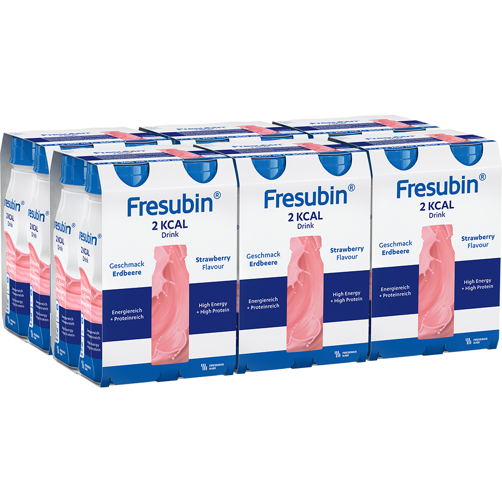 Fresubin 2 KCAL Drink Erdbeere 24X200 ml Flüssigkeit