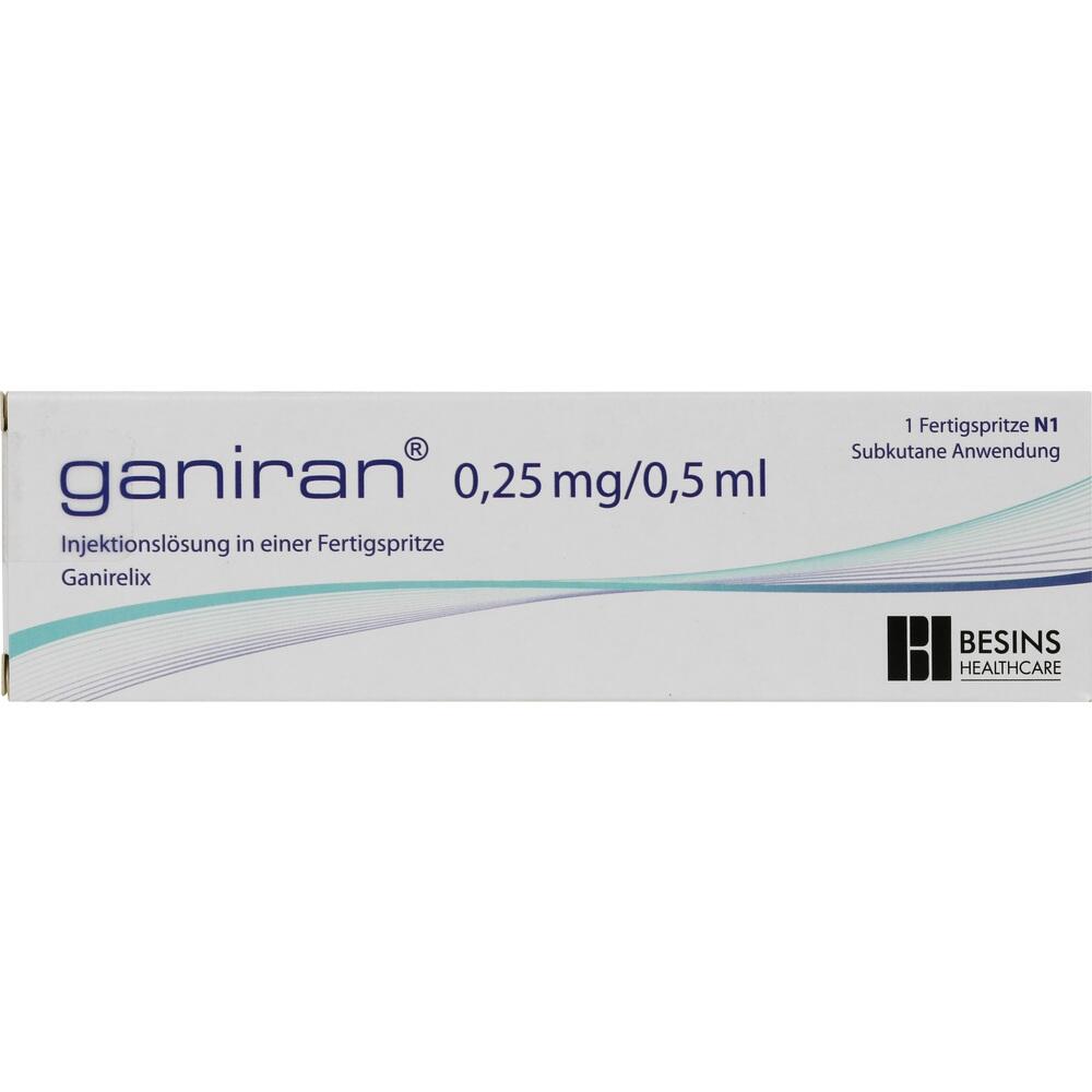 ganiran 0,25 mg/0,5 ml 1X1 St Injektionslösung in einer Fertigspritze