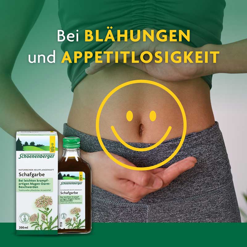 Schoenenberger Naturreiner Heilpflanzensaft Schafgarbe 200 ml Saft