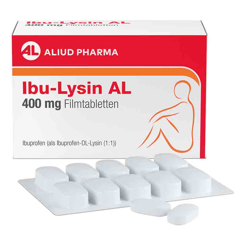 Ibu-Lysin AL 400 mg Filmtabletten bei akuten Schmerzen