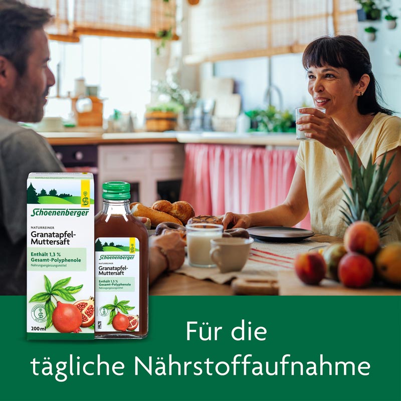 Schoenenberger Naturreiner Granatapfel-Muttersaft 3X200 ml Saft