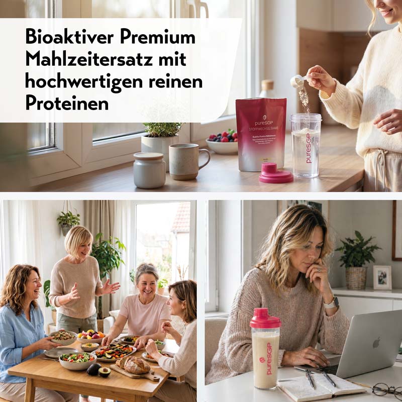 pureSGP STOFFWECHSEL-SHAKE Erdbeere 450 g Pulver