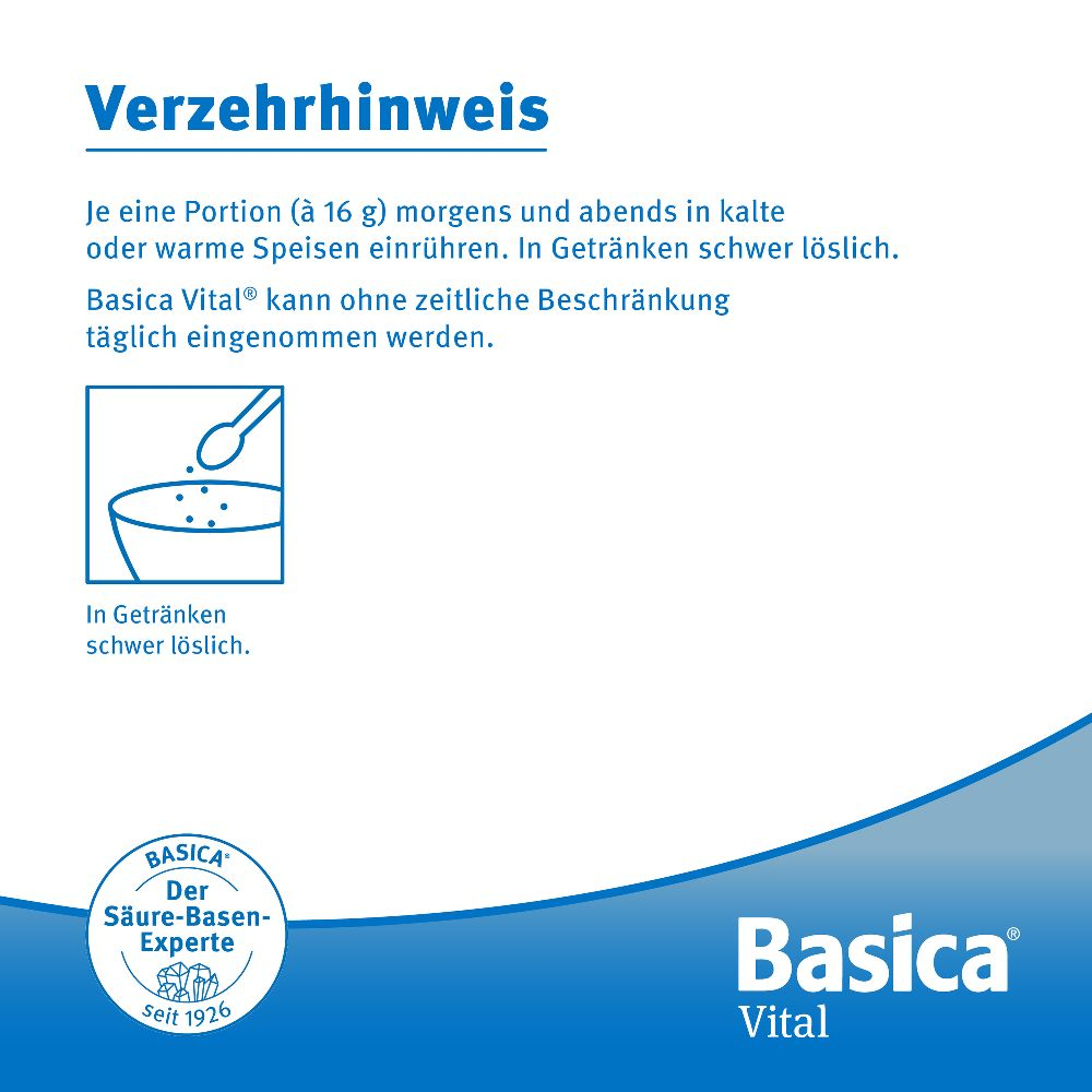 Basica Vital 800 g Pulver