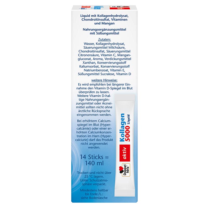 Doppelherz aktiv Kollagen 5000 Liquid 14X10 ml Flüssigkeit