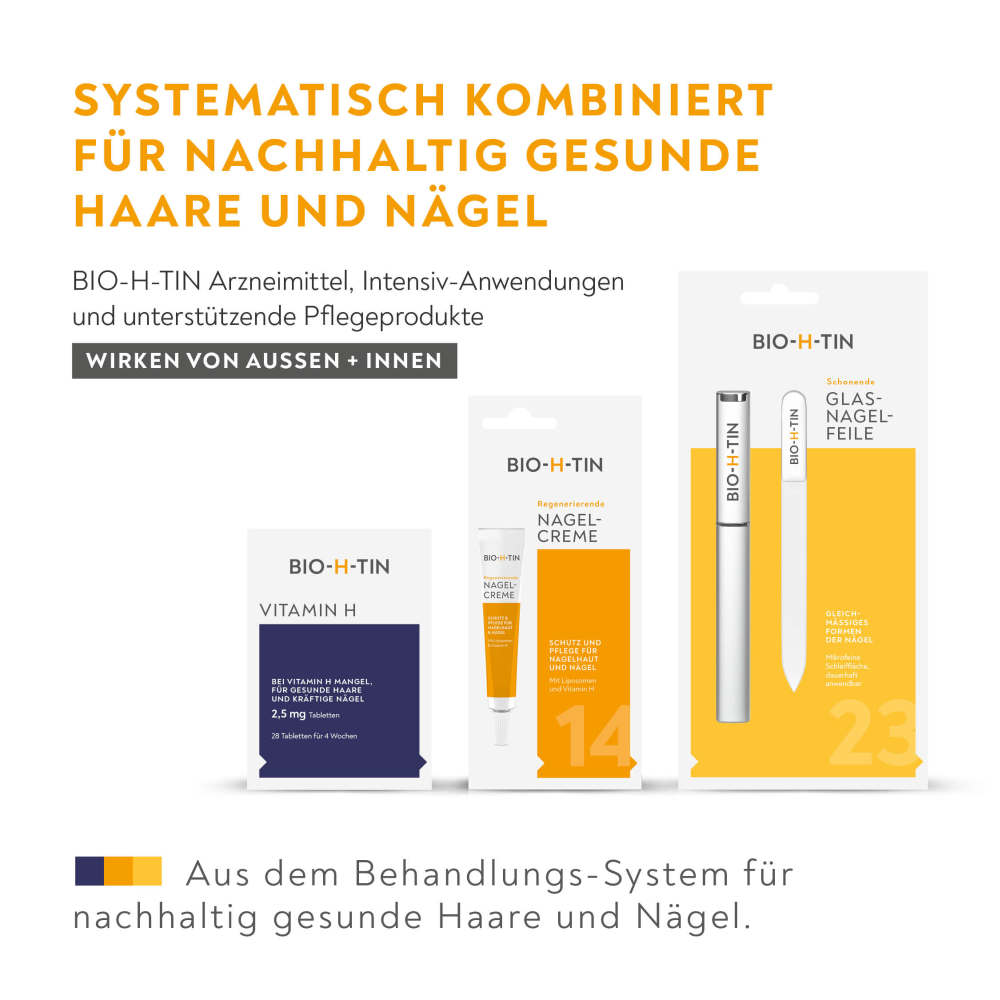 BIO-H-TIN Schonende Glas-Nagelfeile 1 St