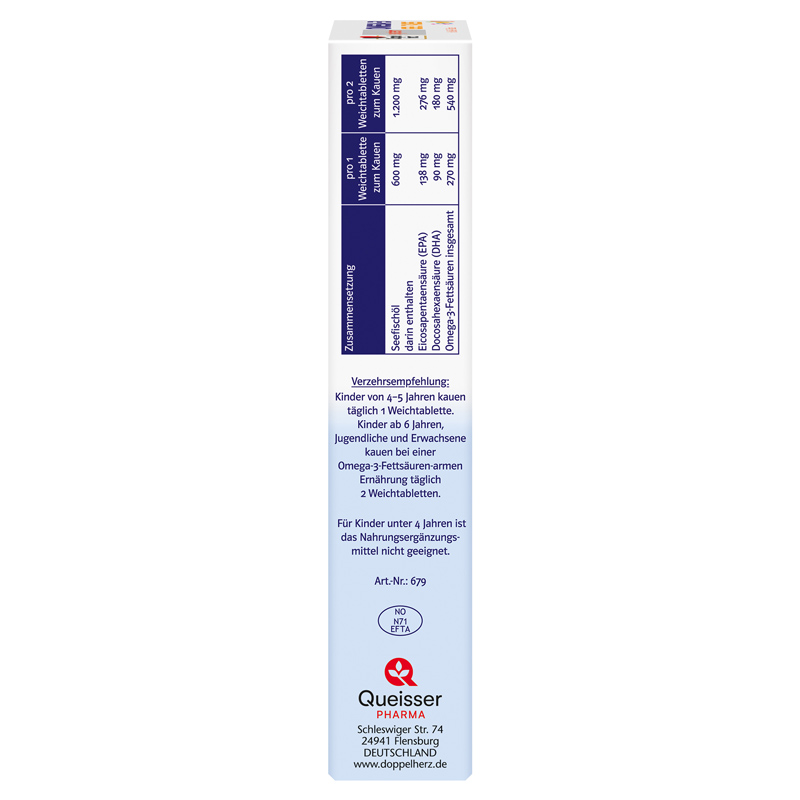 Doppelherz system OMEGA-3 family 60 St Kautabletten