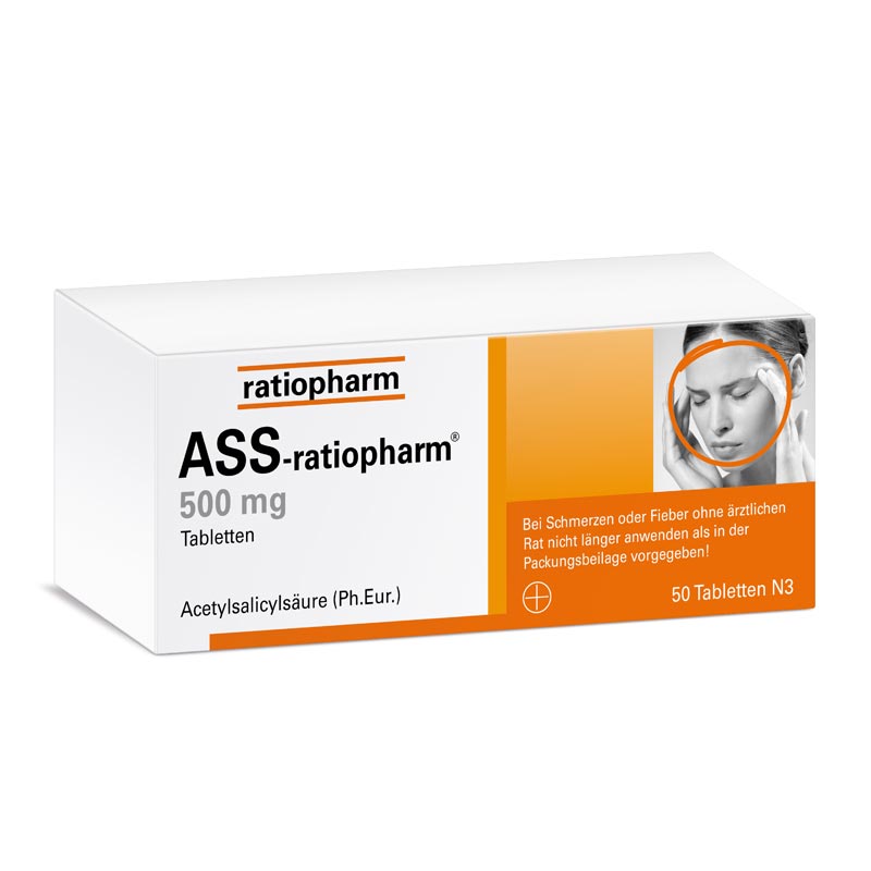 ASS-ratiopharm 500mg 50 St Tabletten