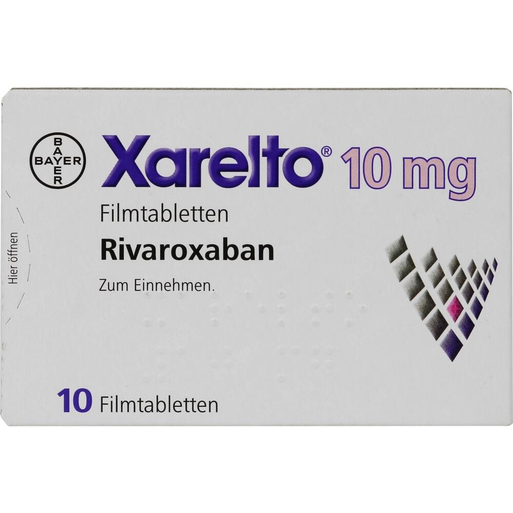 Xarelto 10mg 10 St Filmtabletten