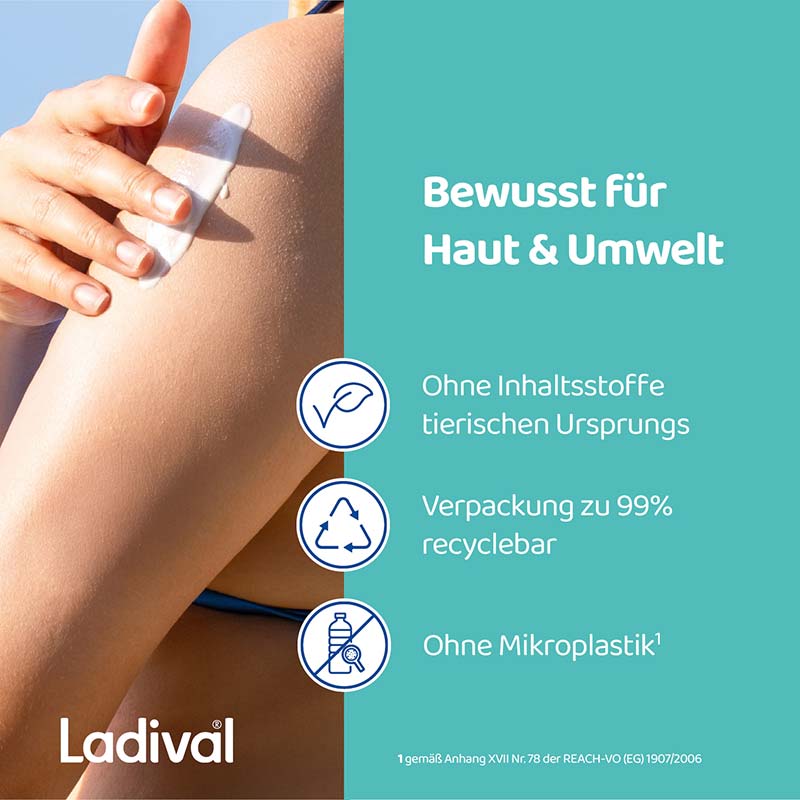 Ladival Allergische Haut Après Pflege-Gel, After Sun Repair bei Sonnenallergie oder Mallorca-Akne, kühlt und pflegt nach der Sonne, spendet intensiv Feuchtigkeit, für Erwachsene & Kinder ab 6 Monaten geeignet, 200ml