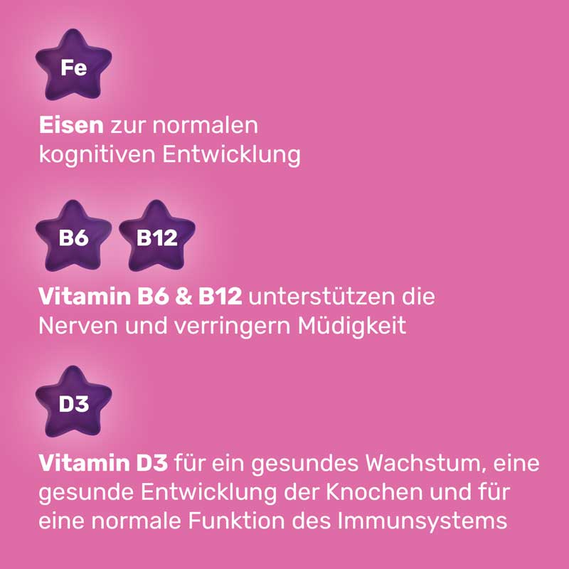 : EUNOVA Schulhelden Gummies: Multivitamine für Kinder & die ganze Familie 60 St Bonbons