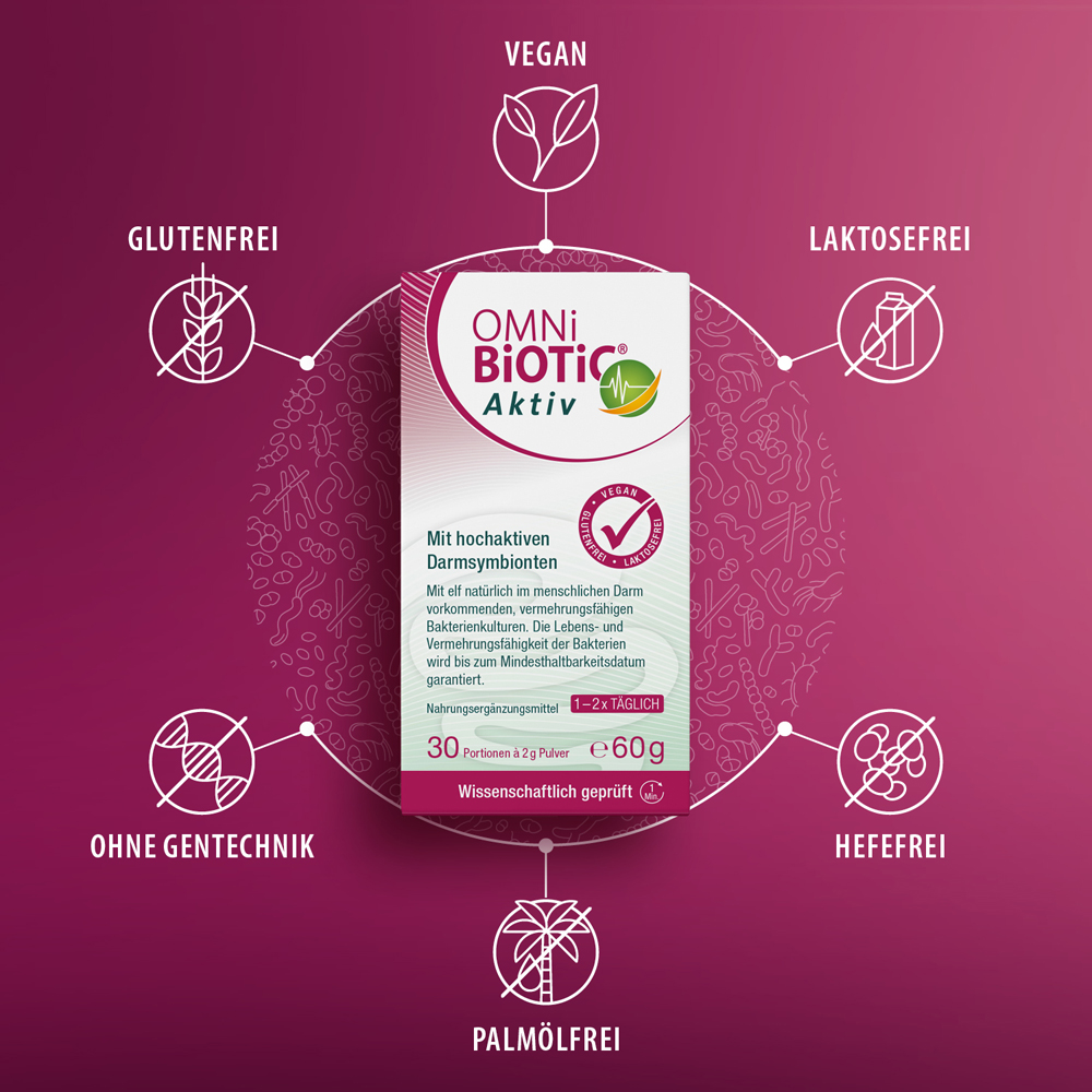 OMNi-BiOTiC Aktiv 2X60 g Pulver