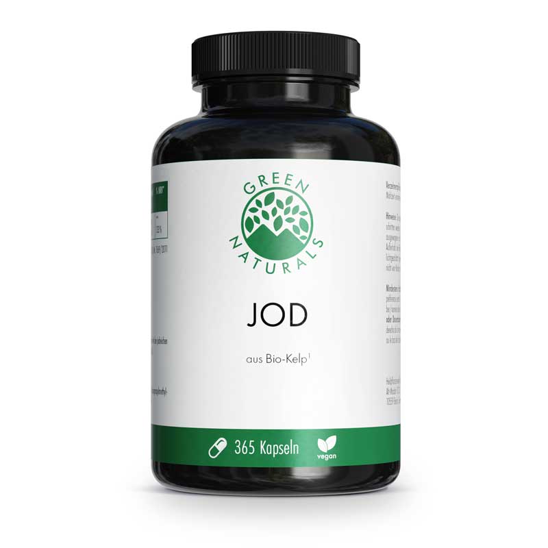 GREEN NATURALS Jod 200ug 365 St Kapseln