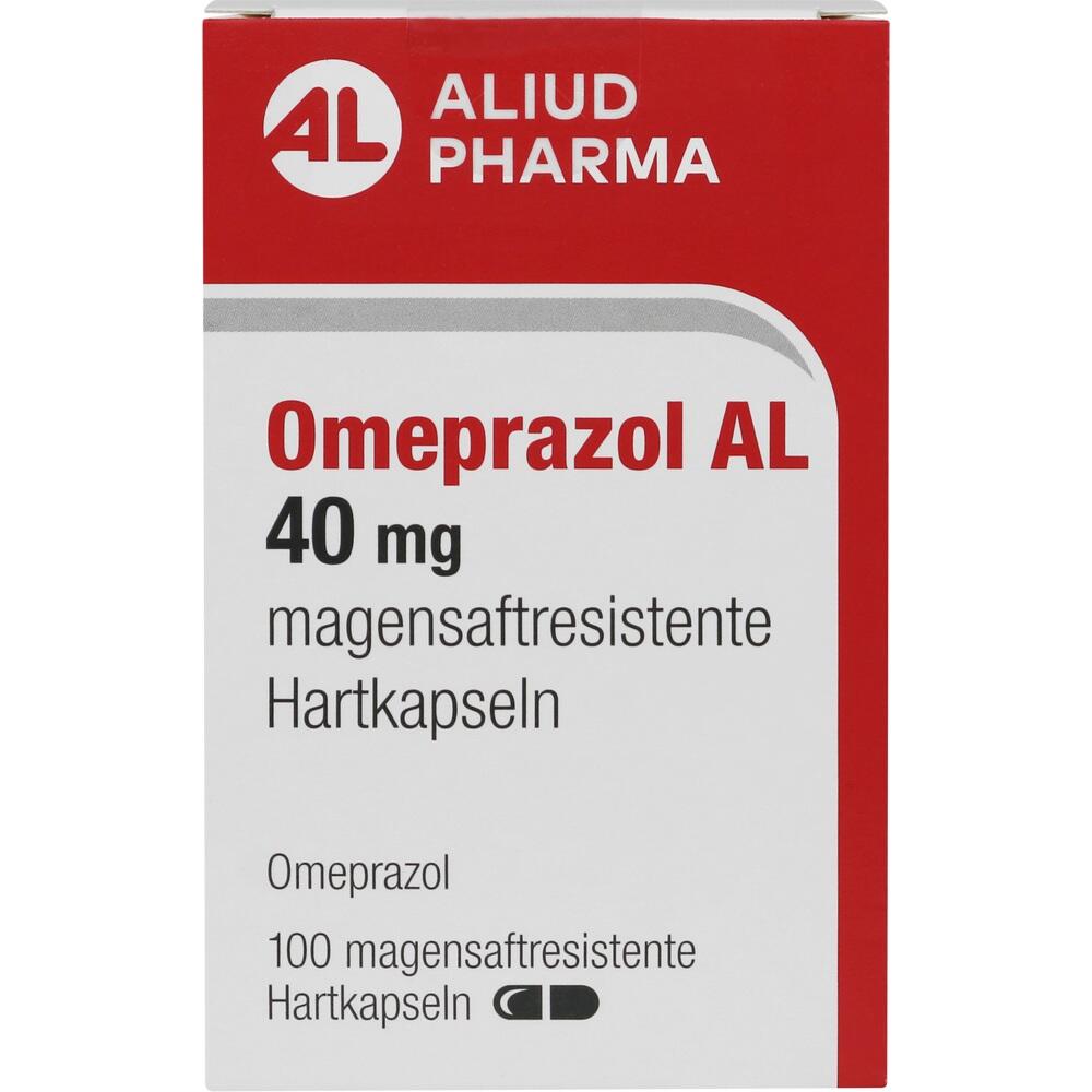 OMEPRAZOL AL 40mg 100 St Magensaftresistente Hartkapseln