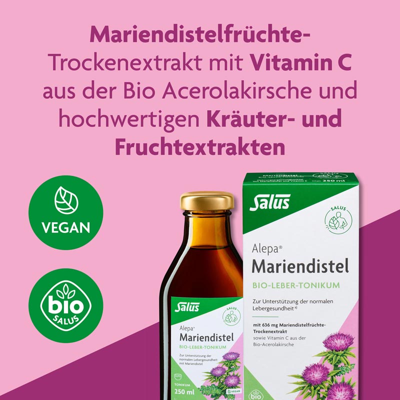 Salus Alepa Mariendistel Bio-Leber-Tonikum 250 ml Tonikum